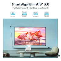 Projecteur intelligent Cheerlux 4K avec WiFi BT, mise au point automatique, Pico 1080P, projecteurs de cinéma maison, LED LCD, portable, Google TV, Proyector