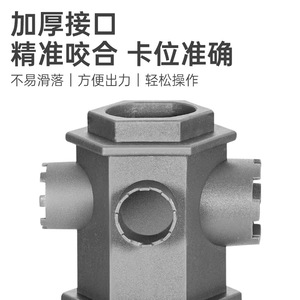 Llave Inglesa de Nylon Niu Xiang de Doble Uso, Ajustable, Forjada, Acabado Mate, Herramienta Manual para Reparación de Lavabos de Baño - Product Image 4