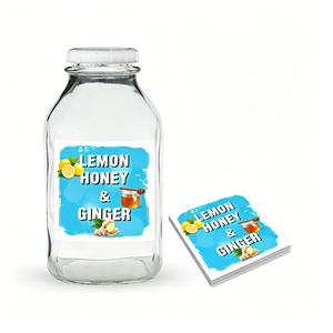 Custom screen-printed waterproof adhesive <b>labels</b> for food, drink and juice bottles; <b>labels</b> for plastic beverage bottles - Product Image 5
