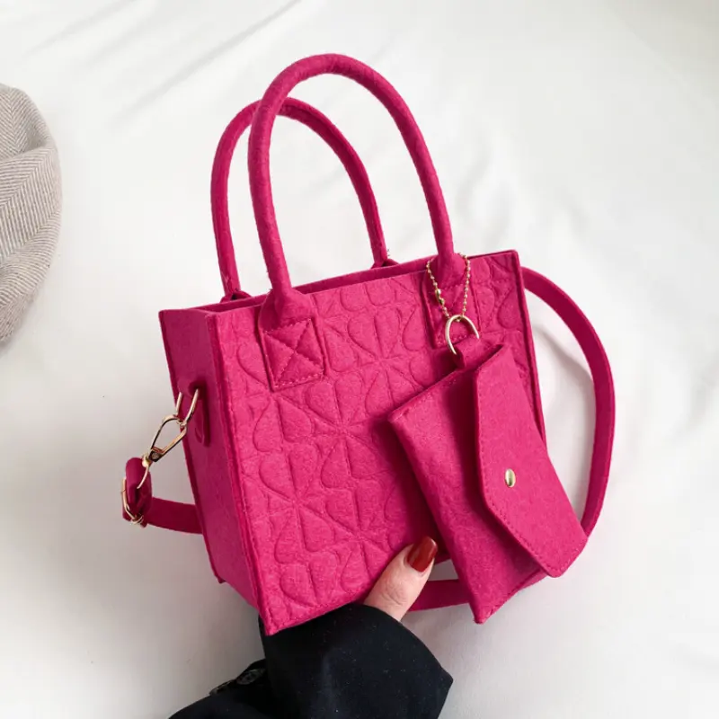 Thời Trang Của Phụ Nữ Túi Xách Cô Gái Tùy Chỉnh Tote Túi Xách Tay Cảm Thấy Ví Và Túi Xách Túi Crossbody Cho Phụ Nữ