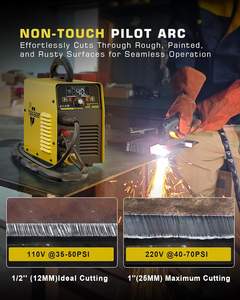 เครื่องตัดพลาสม่า HAXIAOER รุ่นใหม่ 110/220V 40A แบบไม่ใช้ความถี่สูง ไม่ต้องสัมผัส จุดติดด้วยไฟ LED ขนาดใหญ่ ตัดได้เรียบร้อย 1/2 นิ้ว ตัดได้สูงสุด 3/4 นิ้ว - Product Image 4