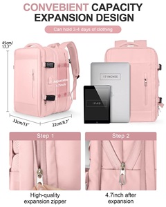 Custom Large Capacity Expandable Usb Charging Anti-theft Smart Business Backpack Softback Travel Laptop <b>Bag</b> <b>Pack</b> - Product Image 4