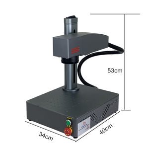 台式迷你光纤激光打标机，可拆卸金属雕刻机，升级旋转轴20W 30W - Product Image 2