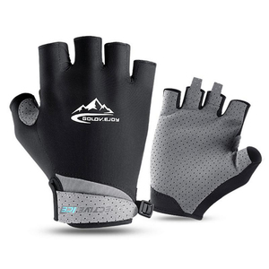 Superbsail HOT Cyclisme Anti-slip Anti-sueur Hommes Femmes Demi Doigt <span class=keywords><strong>Gants</strong></span> Respirant Anti-choc <span class=keywords><strong>Gants</strong></span> De Sport Vélo Vélo Gant - Product Image 1