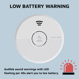 Hệ thống an toàn gia đình tự động với cảm biến cháy và khói không dây - Product Image 5