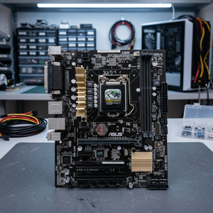 เอซุส H81M-V3 คอมพิวเตอร์เดสก์ท็อป 1150 เมนบอร์ดพร้อม DDR3 SATA ดับเบิ้ลแชนเนล 2 ช่อง PCI พอร์ตพิมพ์พอร์ต COM-ใหม่ - Product Image 2