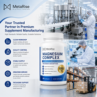Complément Alimentaire Minéral OEM Marque Privée : Capsules de Complexe de Magnésium 8 Formes, 90 Unités