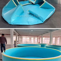 Piscine gonflable portable personnalisée pour enfants en tissu Drop Stitch DWF