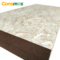 Consmos Panneaux OSB (Oriented Strand Board) de 8 mm, 9,5 mm, 11,1 mm, prix bas, haute qualité, pour le marché du Chili, du Pérou et du Mexique