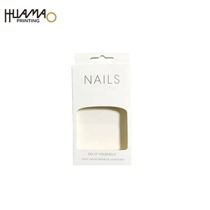 Eco-friendly <b>Paper</b> box Hanging Hole Display <b>Boxes</b> for Press On Nails, Foldable <b>Paper</b> <b>Boxes</b> for DIY False Nails - Product Image 6