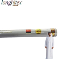 Longhitex Usine Directe Blanc 65% Polyester 35% Coton TC 45*45 133*72 Tissu Uniforme Tissé Peigné 65% Polyester 35% Plaine