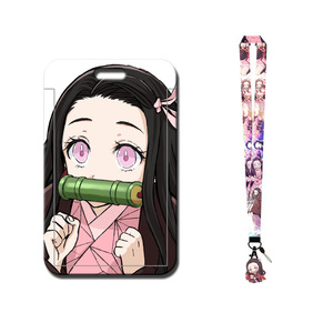 ที่ใส่บัตรการ์ตูนอนิเมะลายการ์ตูนข้ามพรมแดน & กล่องใส่บัตรอาหาร วัสดุ ABS ลายดาบพิฆาตอสูร สำหรับนักเรียน - Product Image 5