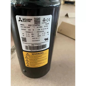 คอมเพรสเซอร์เครื่องปรับอากาศมิตซูบิชิ รุ่น KB122VPDC 220-240V 400W ใช้สารทำความเย็น R134a สำหรับทำความเย็นและความร้อน - Product Image 1