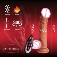 Dildos Sexspielzeug Beheizter Penis Fernbedienung Penisvibratoren Teleskopdildo Anal-Sexmaschine Realistischer Dildo Vibrator für Frauen