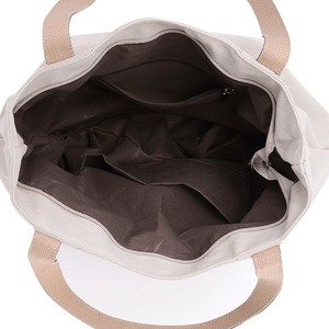 <b>Large</b> Capacity Waterproof Women Fashion Canvas Shoulder Bag Casual Cotton Canvas <b>Handbag</b> Travel Tote Purse - Product Image 4