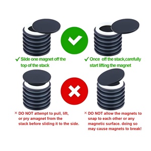 סיטונאי מפעל מגנטים לדיסק ניאודימיום קבועים שחורים חזקים עם ציפוי אפוקסי - Product Image 5