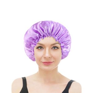 Satin Sleeping Hair Protection <b>Bonnet</b> with Printed Design Multi-color Promotional Use Custom Logo - Product Image 5