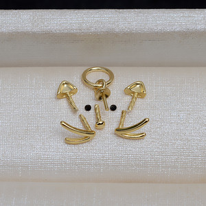 Pendentif chat baroque en argent 925 fait main, collier de perles de forme spéciale, composants de bijoux DIY pour femme, support vide pour perles - Product Image 3