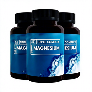 แมกนีเซียมคอมเพล็กซ์และวิตามินบีคอมเพล็กซ์ 60 แคปซูล สำหรับเสริมสร้างภูมิคุ้มกันสำหรับผู้ใหญ่ - Product Image 1