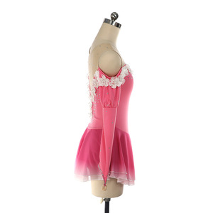 Vestido de patinaje sobre hielo de manga larga para mujer adulta - Product Image 3
