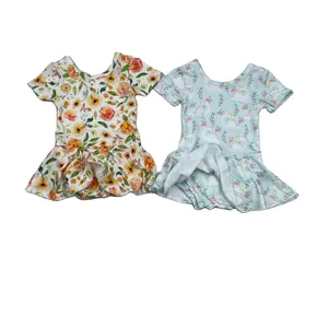 Детское платье для девочек 0-3 месяцев от Qingli OEM, Цветочный комбинезон для маленьких девочек 2023