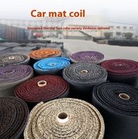 Tapis de sol Boucle de fil Matériau de bobine dessinée en plastique Rouleau complet Épaissi Fond de clou dense Tapis de sol en PVC Tapis de sol imperméables