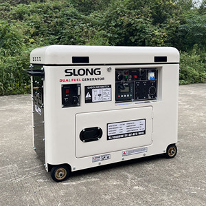 SLONG BRAND 8kw Green Power Dual and <b>Gasoline</b> Powered Portable Generator - Product Image 3