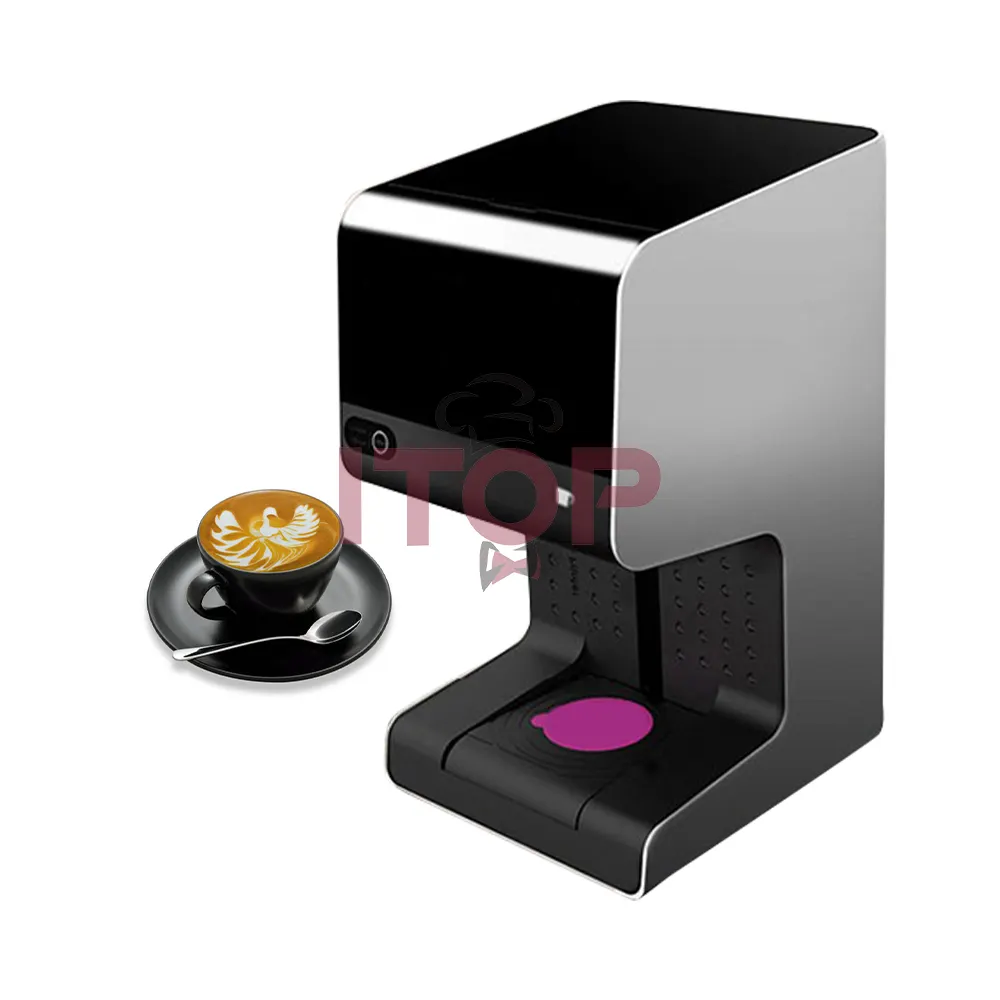 המהיר ביותר חכם הדפסת Selfie תמונה קפה מכונה מדפסת עם דיו אכיל עבור Macaron משקאות קפה תה Selfie קפה מדפסת