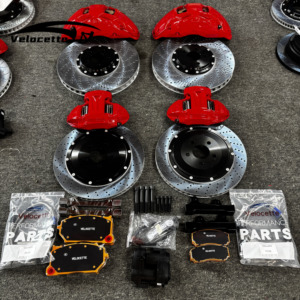Kit de freinage RED BIG pour Ford Explorer <span class=keywords><strong>ST</strong></span> 2020, Ford F150, Falcon Mustang GT, VW GolfR MK7 MK8, M3 E46 E92, Porsche Cayman, Subra WRX STI - Product Image 1