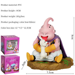 Nueva Figura <span class=keywords><strong>de</strong></span> Acción <span class=keywords><strong>de</strong></span> Anime Japonés <span class=keywords><strong>de</strong></span> 8 cm <span class=keywords><strong>de</strong></span> PVC, Modelo <span class=keywords><strong>de</strong></span> Super Saiyan Demon Buu Lamedor <span class=keywords><strong>de</strong></span> Perros en Postura Sentada - Product Image 2