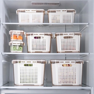Creative Vegetables Fresh <b>Containers</b> Fruit Storage Box Organizer Fridge Refrigerator Storage Boxes&bins for Household - Product Image 1