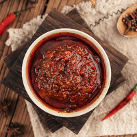 Red Oil Broad Bean Paste Authentic Light Salt Stir-Frying Special Fragrant Chili Sauce Sichuan Style 25kg Carton 12 Months Shelf