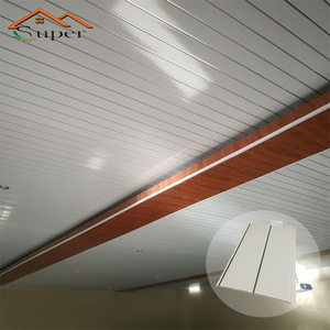Waterproof Plafond <strong>Lambris</strong> <strong>Pvc</strong> Suspended Tubular False Ceiling Lining Panel 6m - Product Image 6