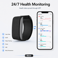 Pulsera Inteligente B10 para Monitoreo de Salud, Monitor de Actividad Física sin Pantalla con Seguimiento de Frecuencia Cardíaca, SpO2, Sueño, Estrés y HRV