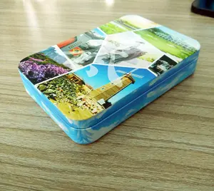 Kim Loại <span class=keywords><strong>Tin</strong></span> Chơi Gói Thẻ Hộp Thiếc - Product Image 1