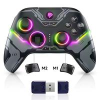 Nouvelle manette de jeu sans fil EASYSMX X15 2025 pour Switch Pro, avec éclairage RVB, joysticks et gâchettes à effet Hall, 2,4 GHz