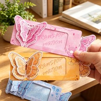Carte de vœux surprise escamotable style Ins, papeterie 3D faite main, carte d'anniversaire et de confession motif chiot de dessin animé