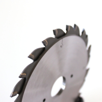 Lames de scie à double rainurage en PCD à pointe diamantée de 120 mm de qualité industrielle pour la découpe du bois, du MDF, du contreplaqué et des panneaux stratifiés OEM