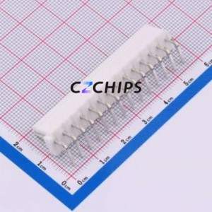 VH-14AWT Wire-to-Board Pin Header Bent Lead Through Hole,P=3.96mm Connector 1x14P 3.96mm Right Angle Insert 14P - Product Image 2