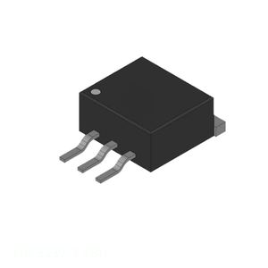 Circuit intégré MIC5237-3.3BU, régulateur linéaire 3.3V 500mA TO263, 3 puces IC, circuit intégré d'origine TO 263 4, D2PAK (3 broches + languette), TO 263AA - Product Image 1