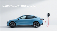 Adaptateur de chargeur NACS vers GBT EV 32A 7KW Adaptateur de charge de voiture Tesla vers GBT Fast EV sans fil avec verrouillage antivol