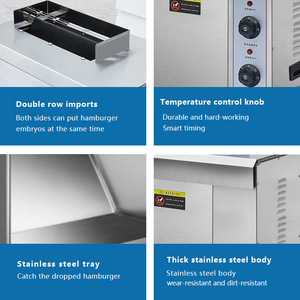 Máquina de hamburguesas vertical de gama alta, comercial, KFC McDonald's, completamente automática - Product Image 6