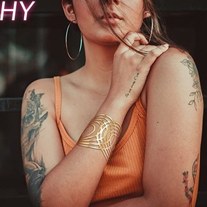 Collection <span class=keywords><strong>de</strong></span> bagues en métal <span class=keywords><strong>doré</strong></span> HY, 8 bandes empilables uniques <span class=keywords><strong>pour</strong></span> un look superposé, <span class=keywords><strong>bijoux</strong></span> cadeau - Product Image 3