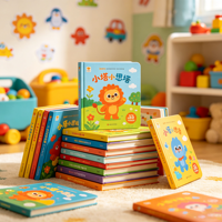 Publicación de Libros Infantiles Impresos Personalizados de Tapa Dura, Libros de Cartón, Libros Pop-Up y Libros de Cartón en Inglés para Bebés