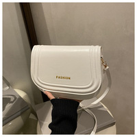 Sac à bandoulière en PU pour femme, nouveau modèle hiver 2025, fermeture éclair, petite sangle unique, design carré, idéal pour les loisirs