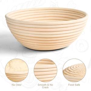 Panier de cuisson naturel de haute qualité pour le pain, outil de guidage pour la préparation de la pâte à pain au levain fermenté et le découpage du levain - Product Image 4