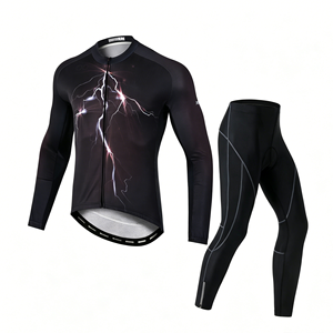 Ropa de Ciclismo Transpirable de Manga Larga con Protección UV, Estilo Sublimado Personalizado, Directo de Fábrica al Por Mayor, para Primavera y Otoño - Product Image 4