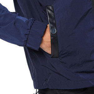 Chaqueta cortavientos deportiva transpirable para hombre de diseño personalizado OEM Lona de estilo callejero para invierno en colores de contraste - Product Image 6