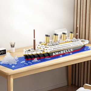 Ensemble de micro-blocs Titanic unisexe de plus de 1860 pièces, blocs de construction en plastique populaires pour enfants, briques de diamant, mini-blocs de construction de navire avec <span class=keywords><strong>CPC</strong></span> CE - Product Image 2