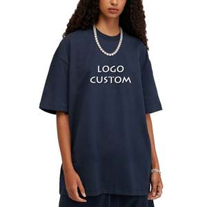 Personalizada de algodón al aire libre Casual Drop hombro media manga para mujer camiseta personalizada de algodón de color sólido camisetas para las mujeres - Product Image 2